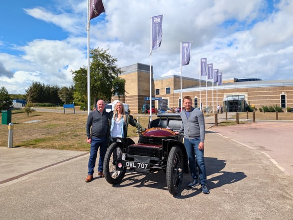 Alex Brundle and Charlotte Vowden to drive for the British Motor Museum in the Veteran Car Run!